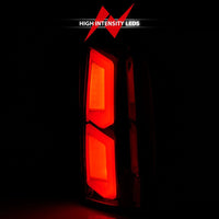 Thumbnail for ANZO 2015-2020 Chevrolet Tahoe LED Tail Lights w/ Light Bar Chrome Housing Clear Lens