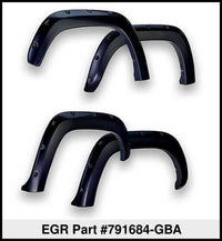 Thumbnail for EGR 15+ GMC Sierra HD Bolt-On Look Color Match Fender Flares - Set - Black