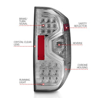 Thumbnail for ANZO 2014-2015 Toyota Tundra LED Taillights Smoke