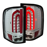 Thumbnail for ANZO 2007-2013 Chevrolet Silverado 1500 LED Taillights Chrome