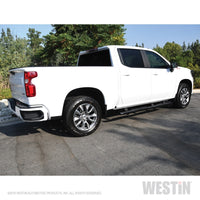 Thumbnail for Westin 2019 Chevrolet Silverado/Sierra 1500 Crew Cab Non LD PRO TRAXX 4 Oval Nerf Step Bars - Black