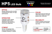 Thumbnail for Diode Dynamics 194 LED Bulb HP5 LED - Amber (Pair)