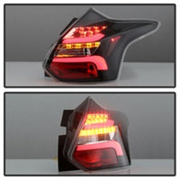 Thumbnail for Spyder 12-14 Ford Focus 5DR LED Tail Lights - Black (ALT-YD-FF12-LED-BK)
