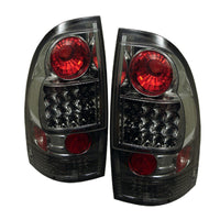 Thumbnail for Spyder Toyota Tacoma 05-15 LED Tail Lights Smoke ALT-YD-TT05-LED-SM