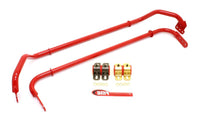 Thumbnail for BMR 10-11 5th Gen Camaro Front & Rear Sway Bar Kit w/ Bushings - Red