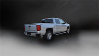 Thumbnail for Corsa 14-19 GMC Sierra/Chevy Silv 1500 Crew Cab/Short Bed 5.3L V8 Polished Sport Single Side CB Exh