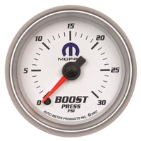 Thumbnail for Autometer Mopar 52.4mm FSE 0-30 PSI Boost Gauge