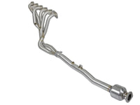 Thumbnail for aFe Power Twisted Steel Long Tube Header & Connection Pipes (Street Series) 01-16 Nissan Patrol