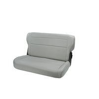 Thumbnail for Rugged Ridge Fold & Tumble Rear Seat Gray 76-95 Jeep CJ / Jeep Wrangler