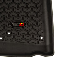 Thumbnail for Rugged Ridge Floor Liner Front Black 2007-2018 Jeep Wrangler Unlimited JK 4 Dr
