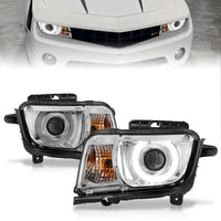 Thumbnail for ANZO 2010-2013 Chevrolet Camaro Projector Headlights w/ Halo Chrome (CCFL)