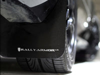 Thumbnail for Rally Armor 08-10 Subaru WRX / 08-11 Impreza 2.5i (Hatch/Sedan) Black UR Mud Flap w/White Logo