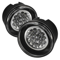 Thumbnail for Spyder Jeep Grand Cherokee 05-09/Commander 06-08 LED Fog Lights w/Switch Clear FL-LED-JGC05-C