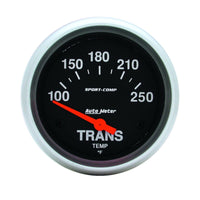 Thumbnail for Autometer Sport-Comp 2-5/8in 100-250 Degrees (F) ElectricTransmission Temp Gauge