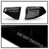Thumbnail for Spyder 08-14 Subara Impreza WRX Hatchback LED Tail Lights Seq Signal Blk Smoke ALT-YD-SI085D-SEQ-BSM
