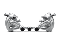 Thumbnail for Akrapovic 10-15 Ferrari 458 Italia/458 Spyder Slip-On Line (Titanium) w/ Carbon Tips