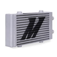 Thumbnail for Mishimoto Universal Small Bar and Plate Dual Pass Silver Oil Cooler