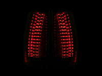 Thumbnail for ANZO 2007-2014 Chevrolet Suburban LED Taillights Red/Clear - Escalade Look