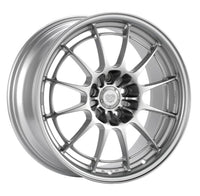 Thumbnail for Enkei NT03+M 18x9.5 5x114.3 40mm Offset 72.6mm Bore Silver Wheel G35/350z