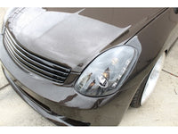 Thumbnail for Spyder Infiniti G35 03-04 4DR Projector Halogen - LED Halo DRL Blk High H4 PRO-YD-IG35034D-DRL-BK