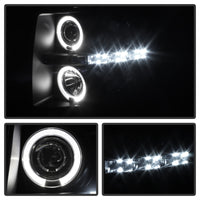 Thumbnail for Spyder Chevy Silverado 1500/2500 07-13 Projector Headlights LED Halo LED Blk Smke PRO-YD-CS07-HL-BSM