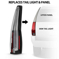 Thumbnail for ANZO 2007-2014 Cadillac Escalade Led Taillights Red/Clear