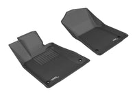 Thumbnail for 3D MAXpider 2013-2020 Lexus GS/GS Hybrid Kagu 1st Row Floormat - Black