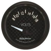 Thumbnail for Autometer GT Series 52mm Short Sweep Electronic 8-18 Volts Voltmeter