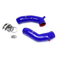 Thumbnail for HPS Blue Reinforced Silicone Post MAF Air Intake Hose Kit for Infiniti 11-13 M56 5.6L V8