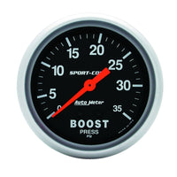 Thumbnail for Autometer Sport-Comp 66.7mm 0-35 PSI Mechanical Boost Gauge