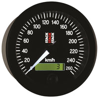 Thumbnail for Autometer Stack 88mm 0-260 KM/H Electronic Speedometer - Black