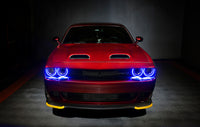 Thumbnail for Oracle 15-21 Dodge Challenger Dynamic Surface Mount Headlight Halo Kit - - Dynamic SEE WARRANTY