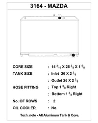 Thumbnail for CSF 04-08 Mazda RX-8 Radiator