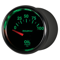 Thumbnail for Autometer GS 0-100 PSI Short Sweep Electronic Oil Pressure Gauge