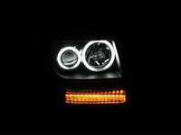 Thumbnail for ANZO 2007-2012 Dodge Nitro Projector Headlights w/ Halo Black (CCFL) G2