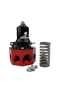 Thumbnail for Aeromotive Regulator - 30-120 PSI - .500 Valve - 4x AN-08 and AN-10 inlets / AN-10 Bypass
