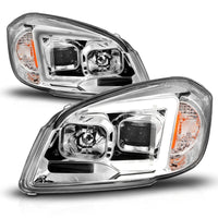 Thumbnail for ANZO 05-10 Chevrolet Cobalt / 07-10 Pontiac G5 LED Projector Headlights Black Housing