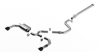 Thumbnail for Borla 22-23 Hyundai Elantra N 2.0L 4 CYL. Turbo AT/MT ATAK Catback Exhaust Black Chrome
