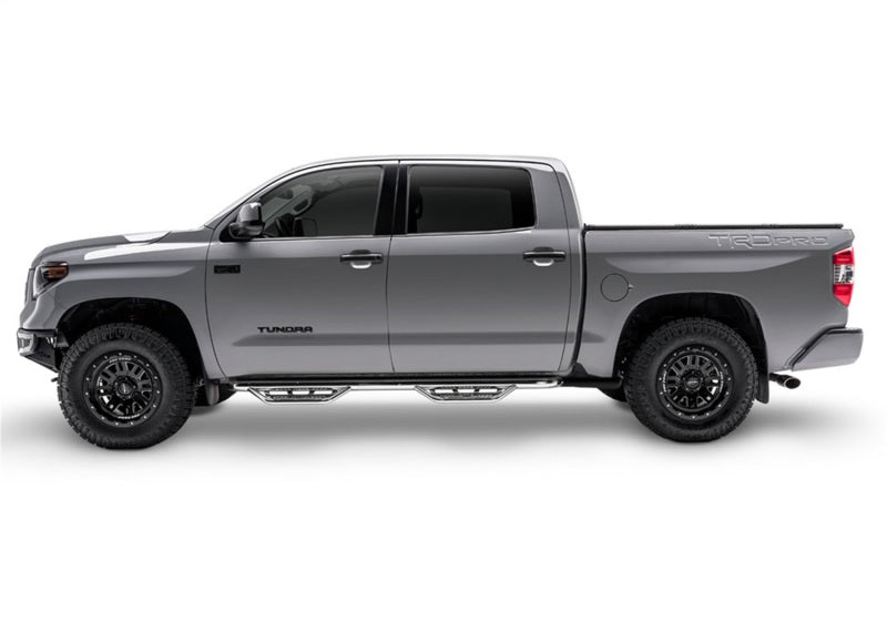 N-Fab Podium SS 2019 Chevy/GMC 1500 Crew Cab - Cab Length - Polished Stainless - 3in
