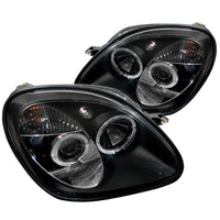 Thumbnail for Spyder Mercedes Benz SLK 98-04 1PC Projector Halogen Model- LED Halo Blk PRO-YD-MBSLK98-1PC-HL-BK