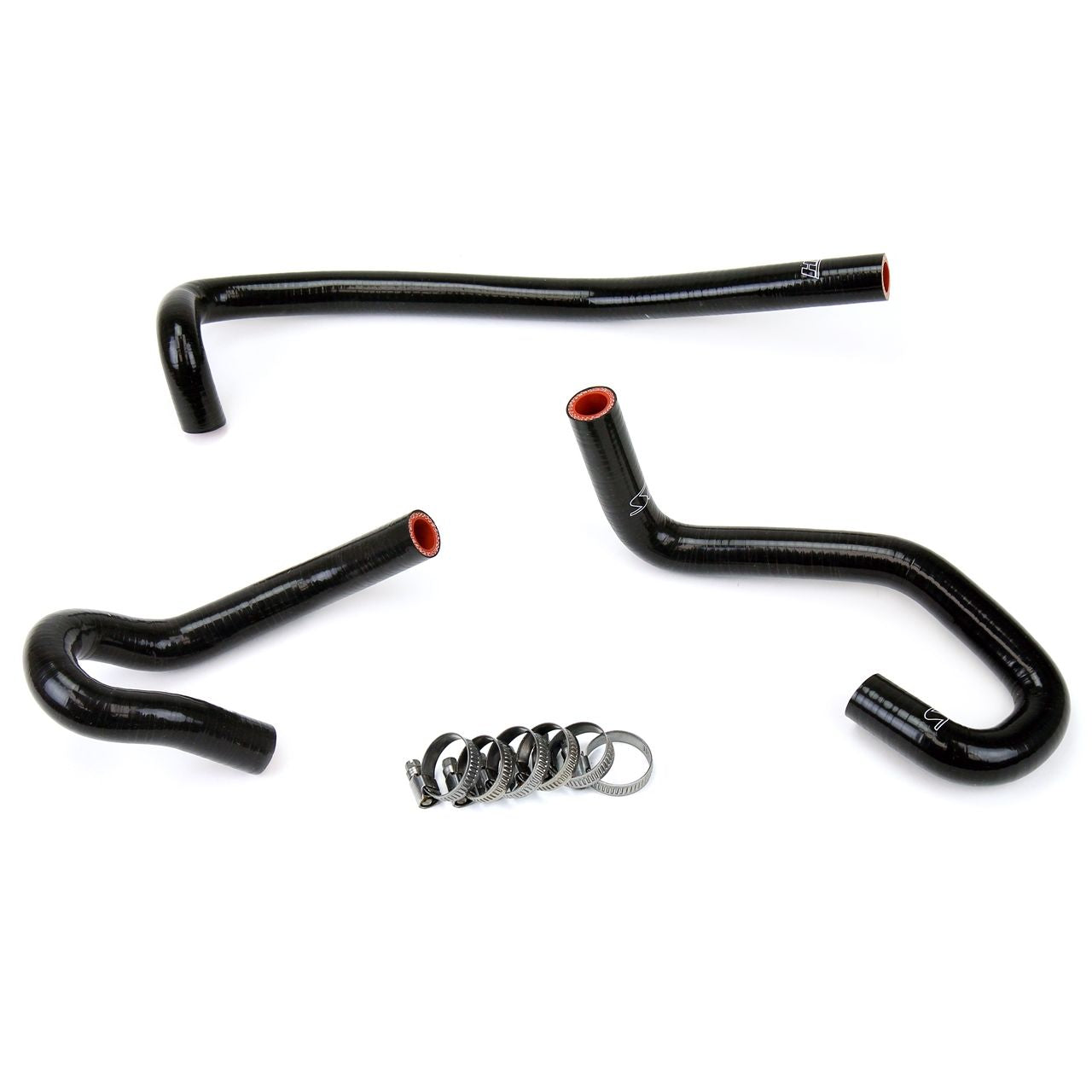 HPS Black Reinforced Silicone Heater Hose Kit for Toyota 00-06 Sequoia V8 4.7L Left Hand Drive