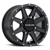 Thumbnail for Raceline A92B Hostage 14x7in / 4x156 BP / 5mm Offset / 132.5mm Bore - Satin Black Wheel