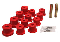 Thumbnail for Energy Suspension Nova Mono Leaf Spring Bushings - Red