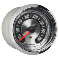 Thumbnail for Autometer American Muscle 2-1/16in Full Sweep Electric Digital Stepper 140-280 Deg F Oil Temp Gauge