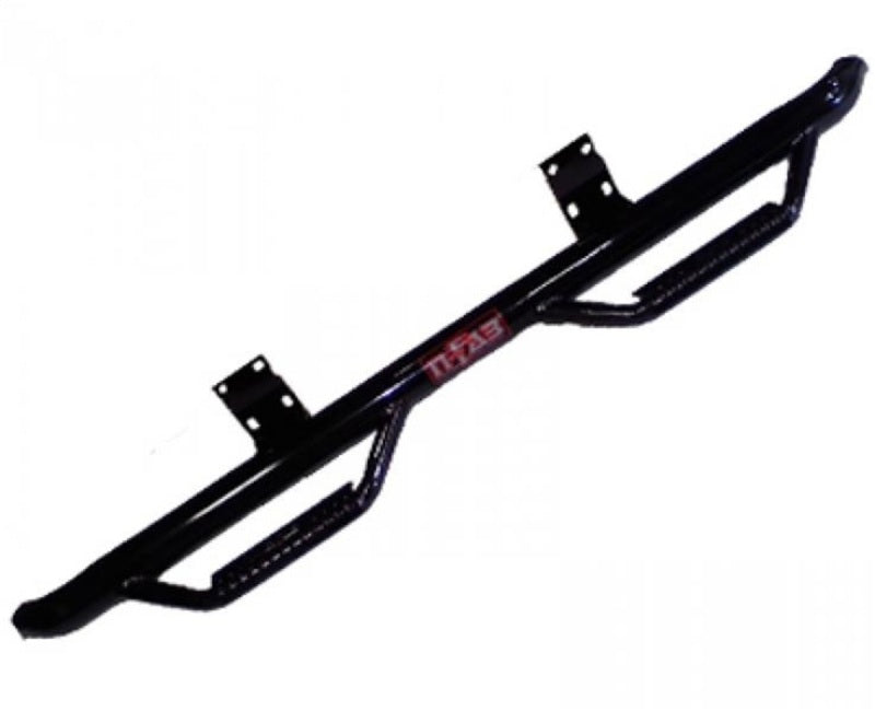 N-Fab Nerf Step 05-15 Toyota Tacoma Access Cab 6ft Bed - Gloss Black - W2W - SRW - 2in