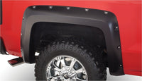 Thumbnail for Bushwacker 14-18 Chevy Silverado 1500 Fleetside Pocket Style Flares 4pc - Black