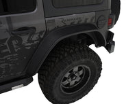 Thumbnail for Bushwacker 2018+ Jeep Wrangler (JL) Unlimited Flat Style Flares 4pc - Black