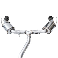 Thumbnail for AWE Tuning 22+ Honda Civic Si/Acura Integra Touring Edition Catback Exhaust - Dual Diamond Black Tip