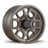 Thumbnail for Mamba M19 17x9 6x139.7 ET0 Bronze w/ Drill Holes