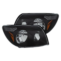 Thumbnail for ANZO 2003-2005 Toyota 4Runner Crystal Headlights Black